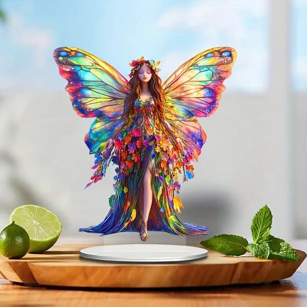 1 stk akryl sommerfugl fe statue bord midtpunkter sommerfugl A2