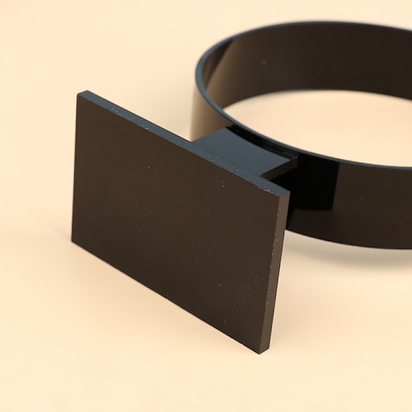 Akryl Pannbandshållare Hårtillbehör Hårband Huvudbonader Dis Black