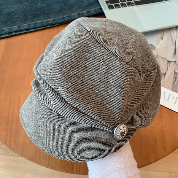 Retro Litterær Sky Baret Hat Kvinder Vinter Efterår Afslappet Vers 04