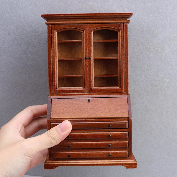 1 set 1/12 dockhus mini matbord och stolar kit display A1