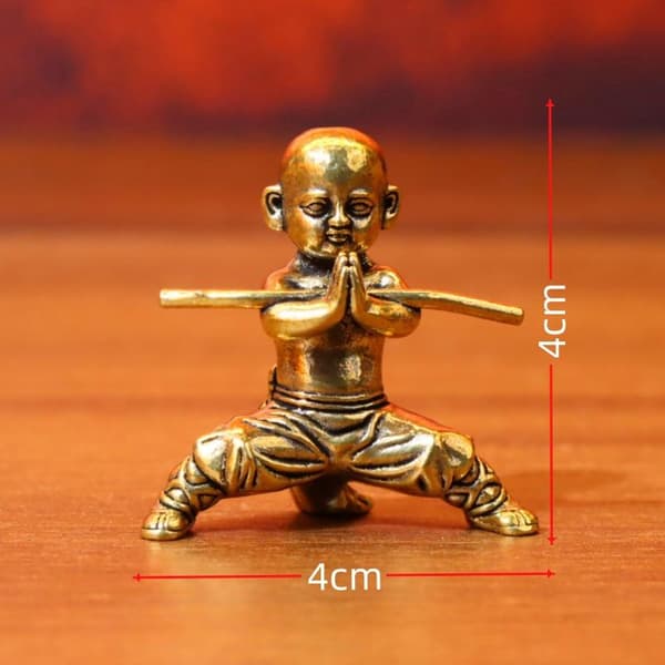 Messing Kung Fu Munkefigur A1