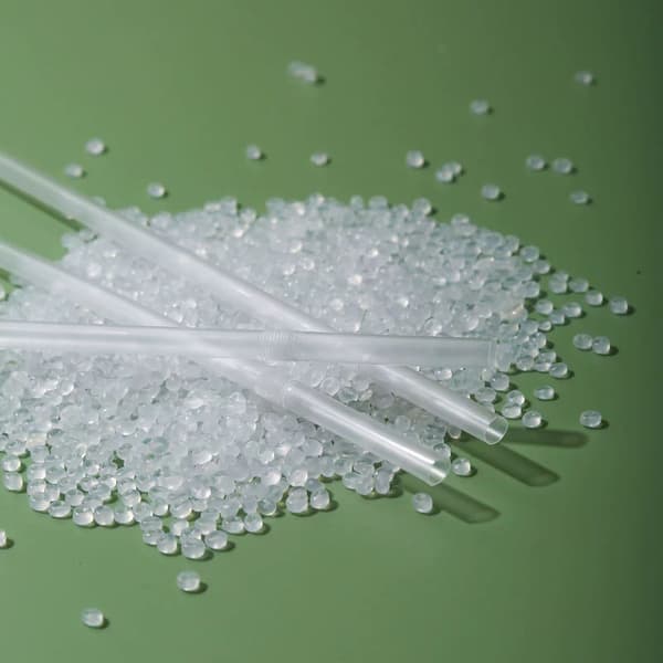 100 st transparenta sugrör i plast, enskild bit 100Pcs