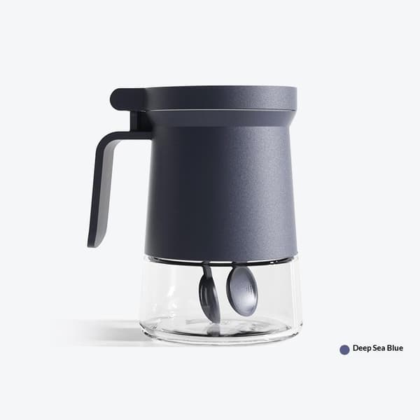 Krydderiflaske Forseglet Salt Sukkerglas Glas Krydderiopbevaring A2