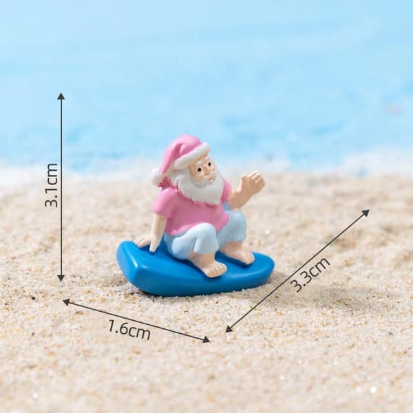 Mini harpiks sommer julemandsfigurer yndigt design til strand A1