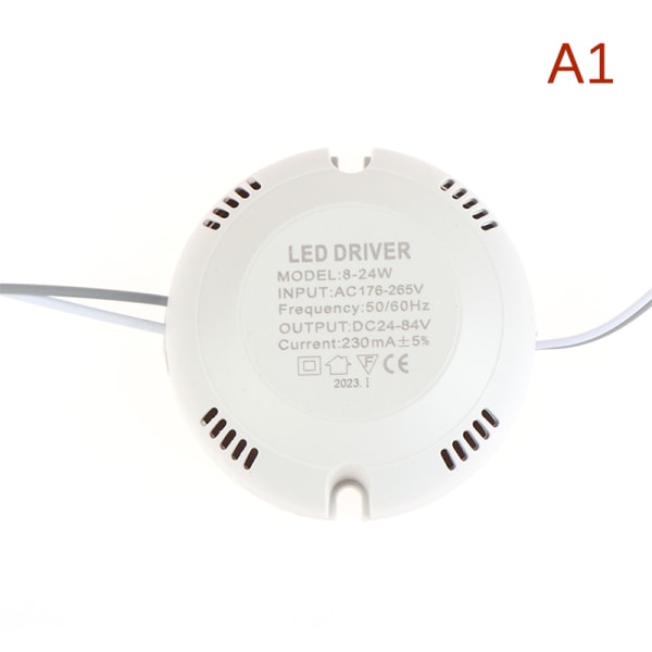 LED Driver lys Loft Strømforsyning belysning AC176-265V 8 to 24 1color