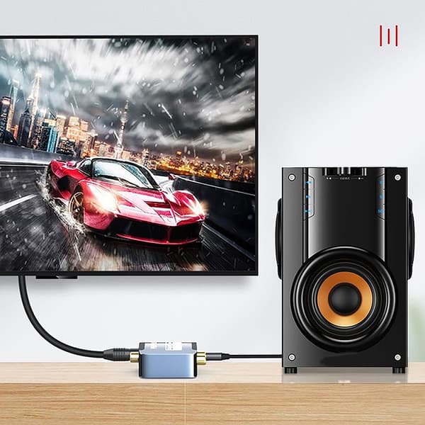 Digital til Analog Konverter DAC o Optisk SPDIF Koaksial Indgang T