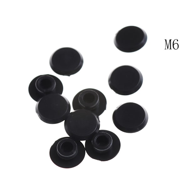 10 st Hex Socket Allen Bolt Skruv Mutter Sexkant Huvudskyddskåpa Pr M6