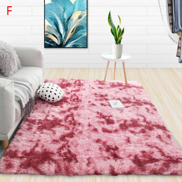 Tykt teppe for stue Plysj teppe Barn soverom Fluffy C