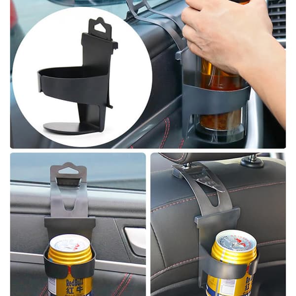 Bil Lastbil drikkevandsflaskeholder Universal Black Beverage Cu