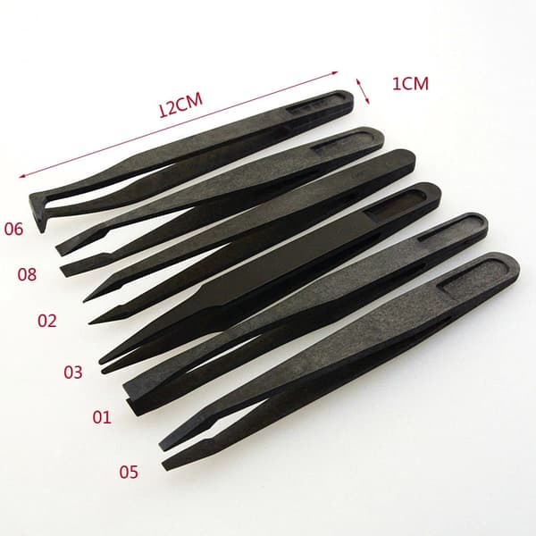 Typ: Plastpincett Material: PPS+Fiber kompositplast 93305