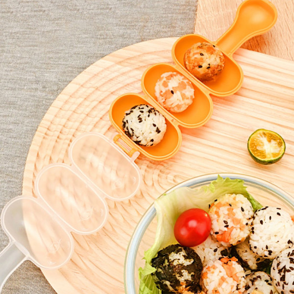 Baby Rice Ball Form Shakers Dekoration Børn Frokost DIY Sushi Ma