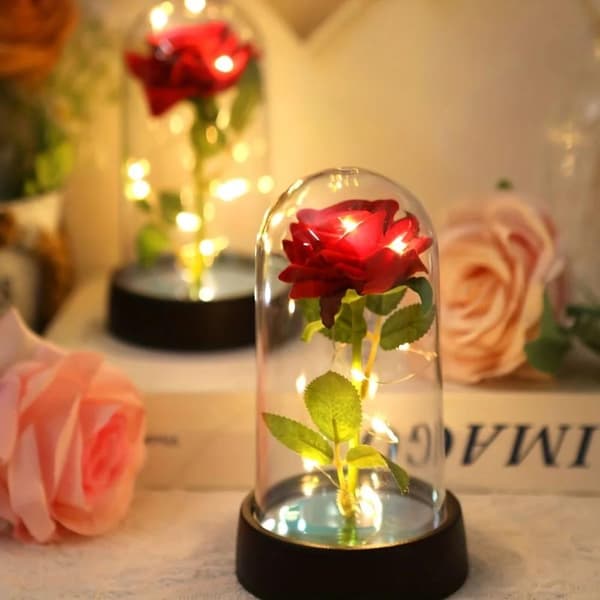 LED Galaxy Ros Konstgjorda Blommor K6