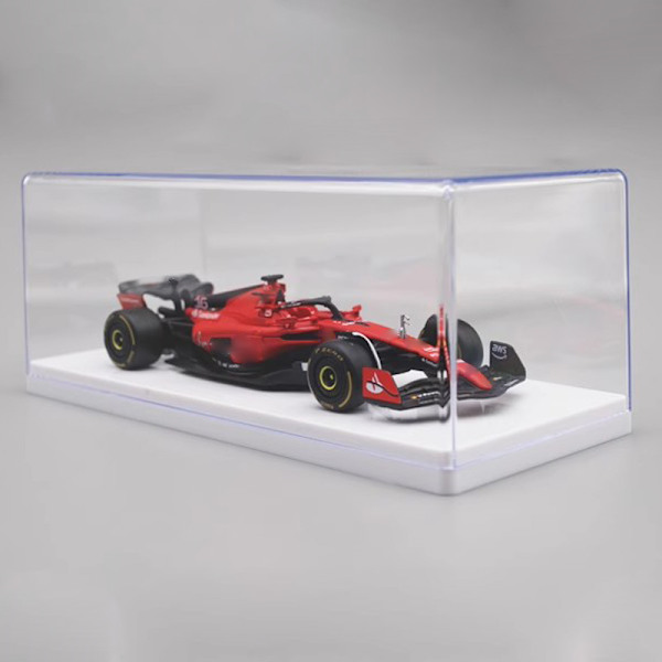 1:43 Bilmodel Displayboks Transparent Beskyttende Etui Akryl Black