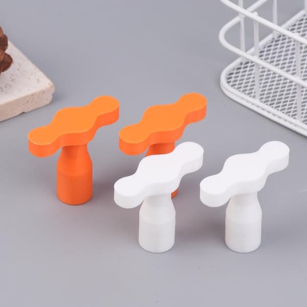 5 stk. låseventilvarmer eksosnøkkel oppvarming/radiator balansenøkkel 5Pcs White