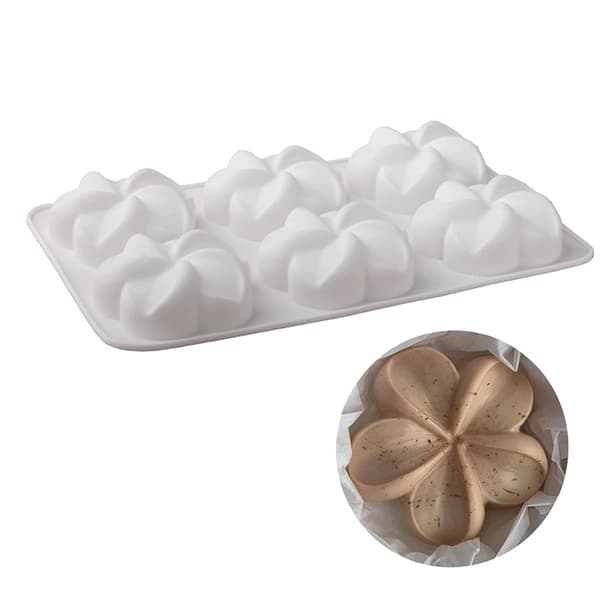 Blomsterformede silikonekageforme Franske mousse kageforme Hjem A5
