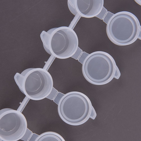 6 st 3 ml pigmentbehållare låda målnings akrylfärg tillbehör Dr