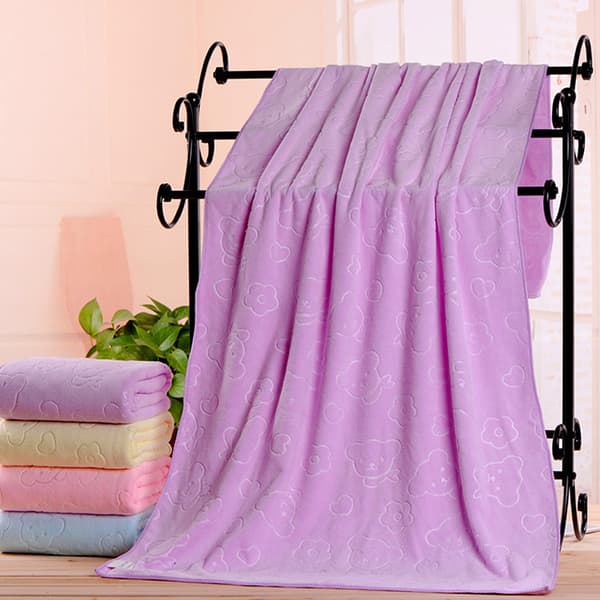 Badehåndklæde Absorberende Hurtigtørrende Super Stort Badehåndklæde Blød T 70*140（Thick）