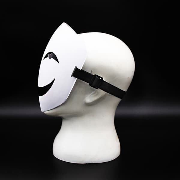 Anime Black Bullet Hiruko White Mask Kypärä Cosplay-asu Pro 1