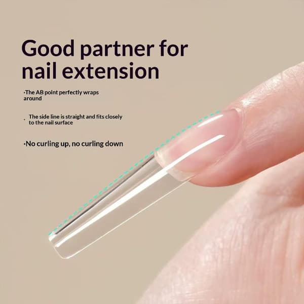 280 st Crystal Armor Model Nail Sandwich Dual Nail Forms Extens 28