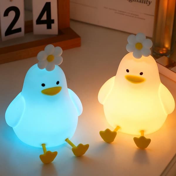 e And Led Natlys USB Genopladelige Natlamper Silikone La A