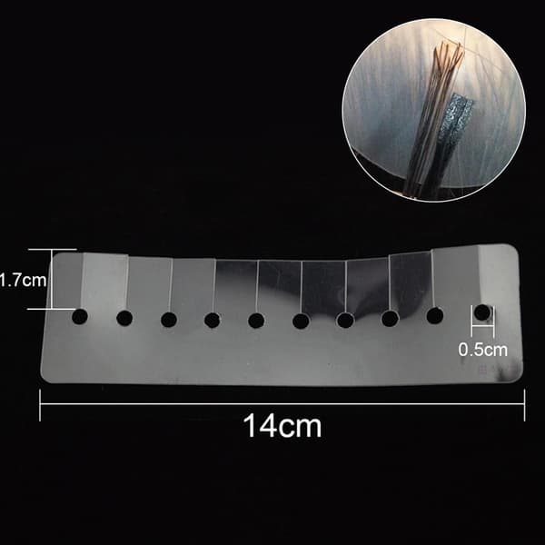 10 stk Heat Shields Hårforlengelsesskiver Scalp Lim Protector G