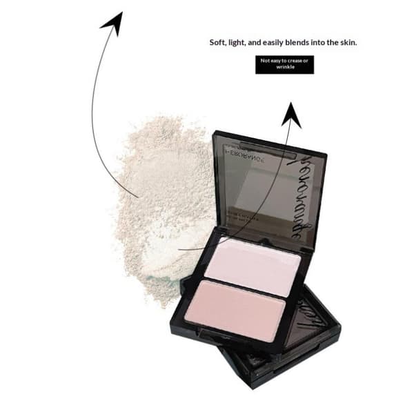 Ansigt lysnende highlighter 2 farver mat palet lysnende A2