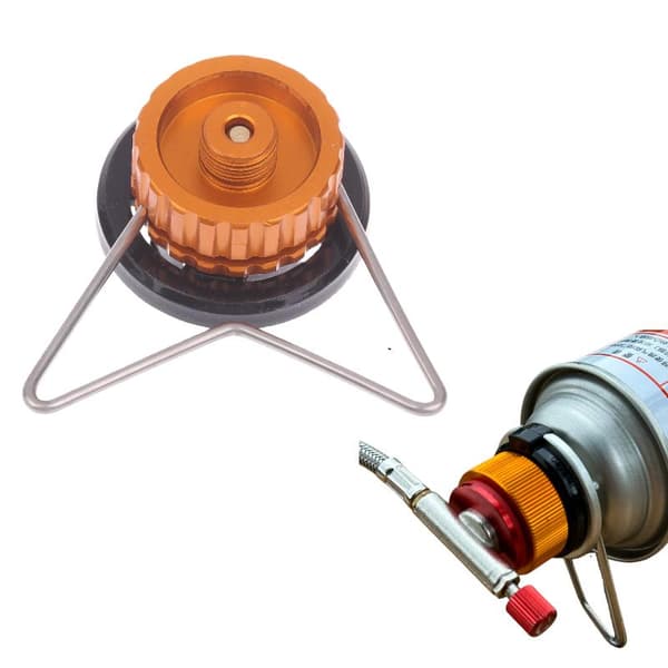 1 stk. udendørs multifunktionel camping butangasflaskeadapter