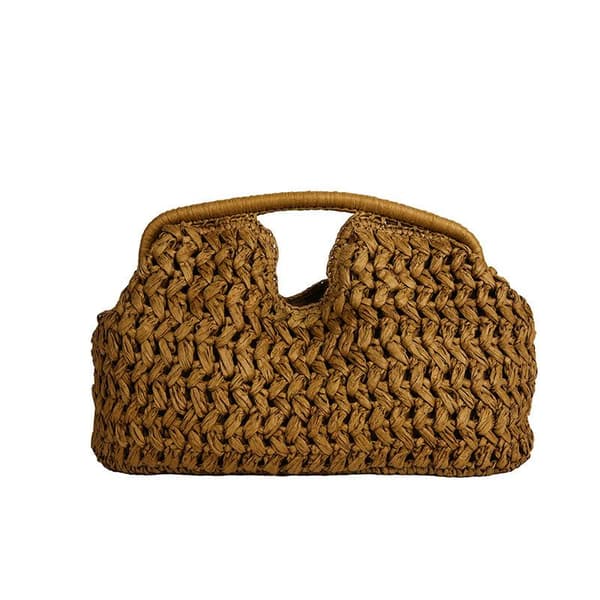 Mote Stråklips Skjell Clutchveske For Kvinner Designer Papir Wo A