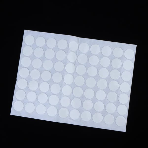 70 stk. 25 mm runde DIY 3D krystalklare epoxyklæbende R til håndværk