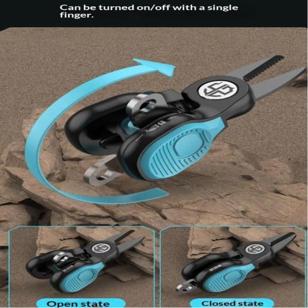 Bærbare fiskesaks i rustfrit stål til PE-fiskeline A2