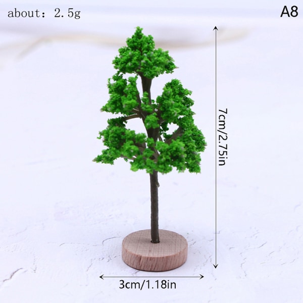 1 STK Mini Træ Fe Havedekorationer Dukkehus Miniaturer A8