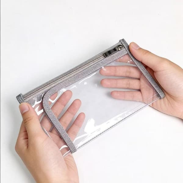 Bina Rejsepas Boardingpas Pung - Tyk PVC Plastik Pung 3
