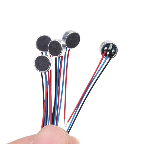 5st 6025 MIC Capsule Electret Condensator Microphone With Wire L