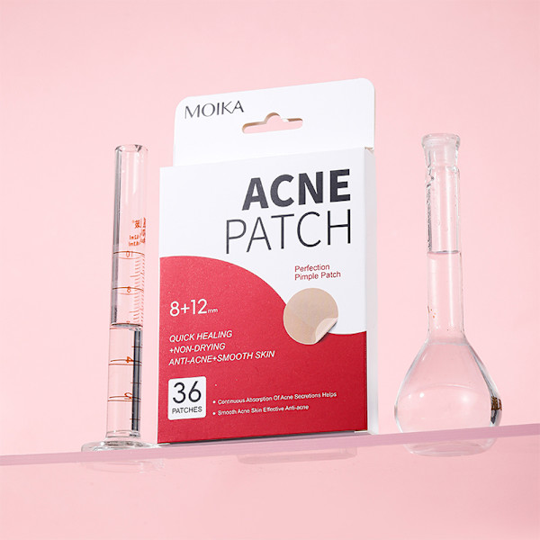 MOIKA Bumsplaster Akne Usynlig Aknefjernelse Concealer Ansigt S 36pcs