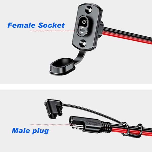 Auton akun laajennus DC Power Automotive Panel Connector Cab