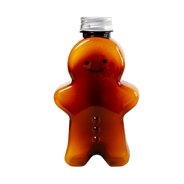 500ML Pepparkakor Man Flaska Björn Form Plast Dryck Cup Chris Brown Bottle