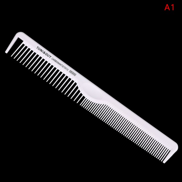 1 ST Profesjonell hårkam antistatisk karbonfiber frisør A1