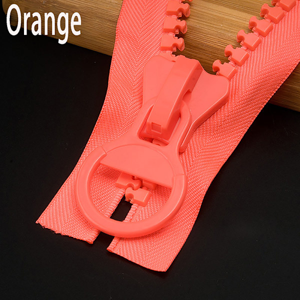 Färg 25cm Stort Resin Dragkedja Lock Closed End Zipper Pencil Bag A3