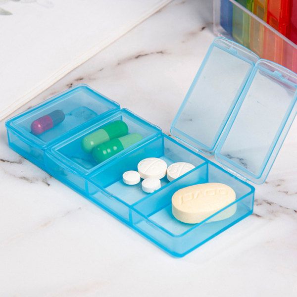 Pill Box Organizer Rese Pill Box Pill förvaringsfack Box