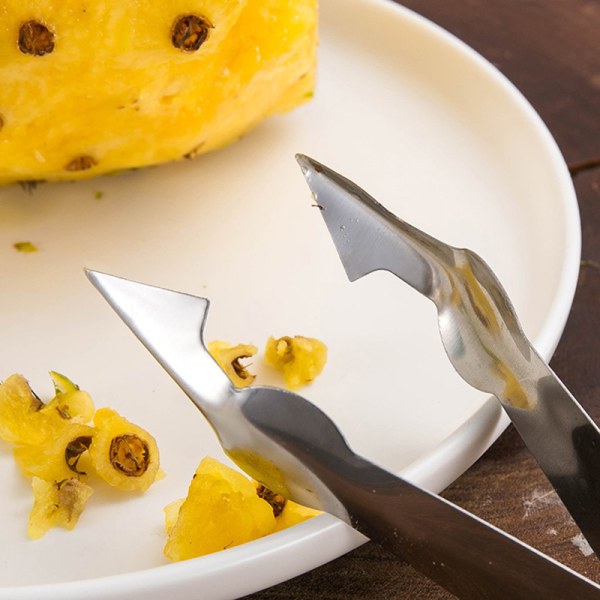 1 stk Praktisk Pineapple Eye er rustfritt stålfjerner C 1