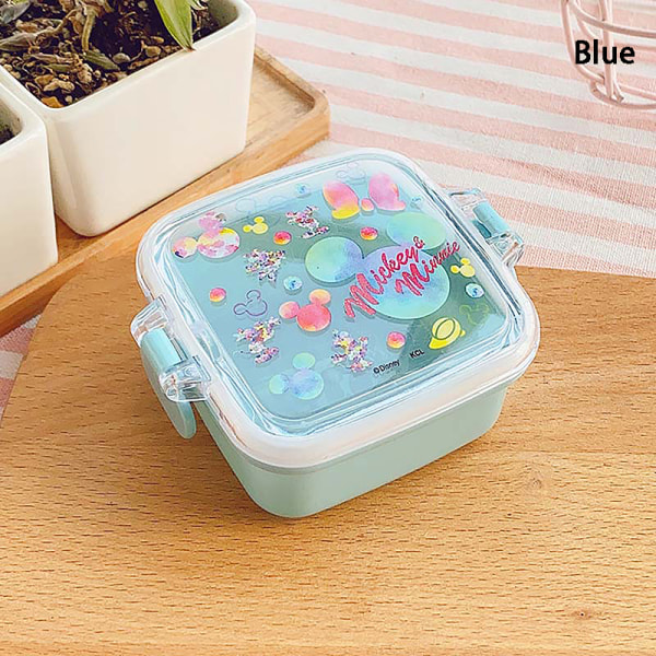 Lunch Box Lasten sarjakuva Bento Box Mikroaaltouuni sisältää välipalan Light blue