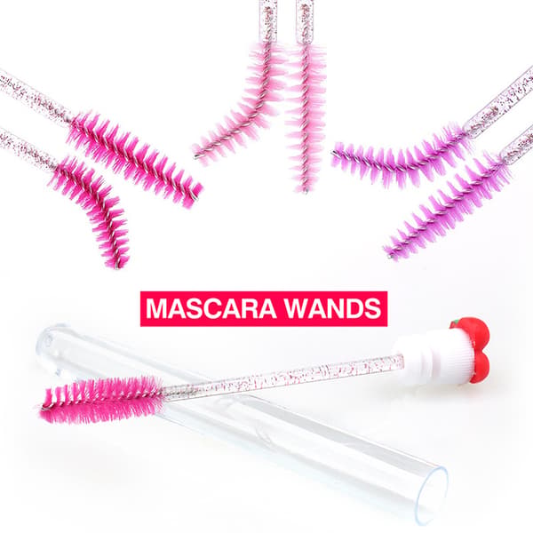 10 stk. genanvendelige øjenvippebørster i tuber, vippespoler, mascara W Mixed 10PCS
