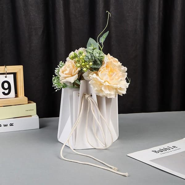 Blomsterbokser Håndbrettede Blomster Gavepose Blomsterbukettpakke A6