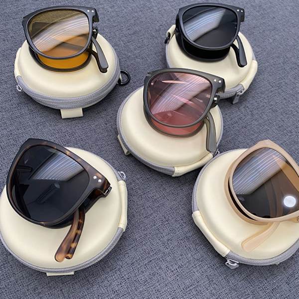 Dammode Vikbara solglasögon Dammärke Designerglas A5