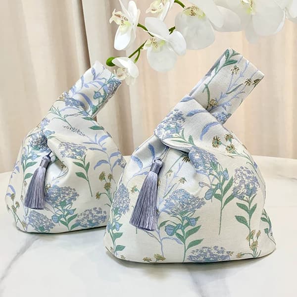 Gaveposer Bryllupsgaver Jacquard Stofæsker Bryllupsslik Til Champagne