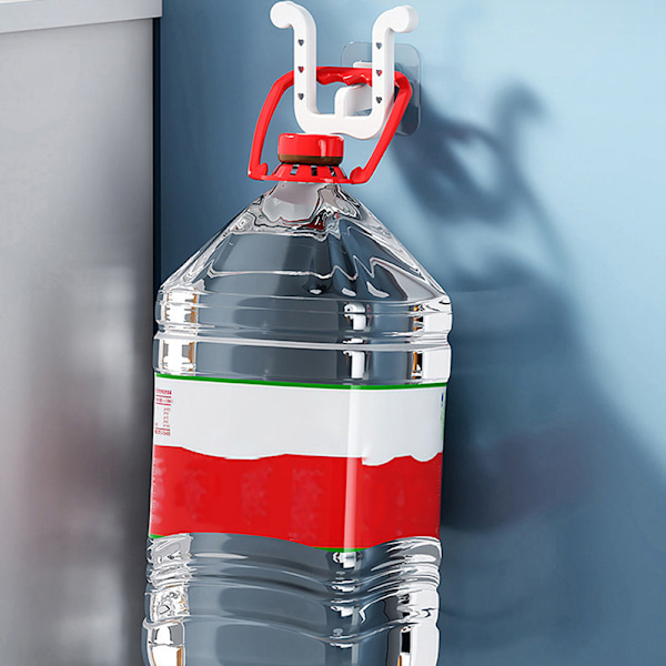 Tohveliteline Ei lävistystä Kylpyhuone Yksinkertainen tossukoukku-wc D Transparent