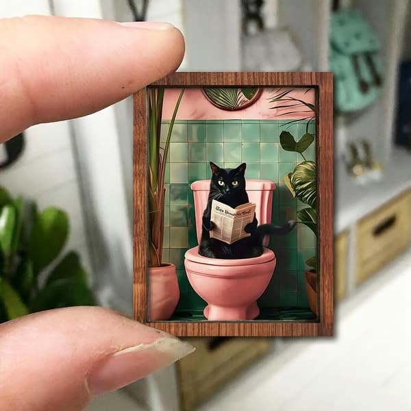 Stjernenattkatter Mini Kunsttrykk A2