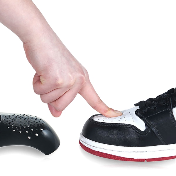Sneakers Head Shield Anti Crease Skrynkliga Fold Shoes Support Wa White 15.5x11.5x3.5cm
