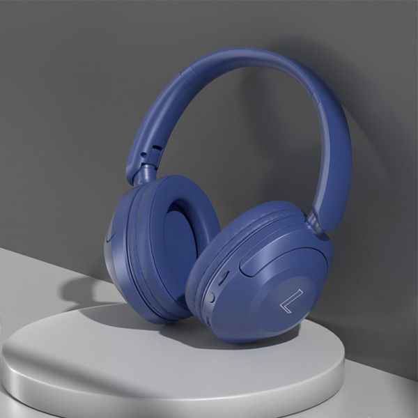 Bluetooth trådløse hodetelefoner Aktivt støyreduserende spill Spor Blue