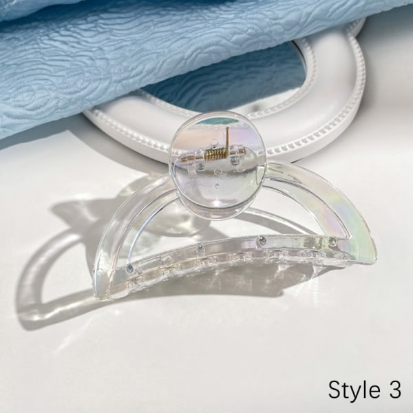 Gradientfarge Hårkloklemmer Geometriske Barrettes Krabbehår A Style3